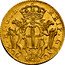 Italy 25 Lire Madonna and Child. Genoa 1758 KM# 226 DUX ET GUB REIP GENU coin obverse