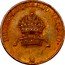 Italy 3 Centesimi Francesco II 1822 M C# 2.2 REGNO LOMBARDO VENETO M coin obverse
