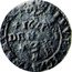 Italy 3 Denari Genoa Coinage 1671 ISS KM# 141 1671 3 DENARI ISS REPUBLICAE GENV coin reverse