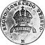 Italy 5 Centesimi Ferdinand I 1843 M C# 14.1 REGNO LOMBARDO VENETO M coin obverse