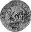 Italy 5 Fiorini 1630 KM# 56 Casale/ Siege Coinage NEC VI NEC FRAVDE CASAL 1630 coin reverse