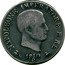 Italy 5 Lire Napoleon I 1810 B KM# 10.3 NAPOLEONE IMPERATORE E RE 1810 B coin obverse