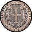 Italy 5 Lira Vittorio Emanuele II 1859 R FERRARIS//BOLOGNA KM# 13 DIO PROTEGGE L'ITALIA L 5 BOLOGNA coin reverse