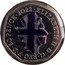 UK 50 Pence (70th Anniversary Accession of Queen Elizabeth II) ELIZABETH II D G REG F D 50 PENCE 2022 JC coin obverse