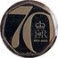 UK 50 Pence (70th Anniversary Accession of Queen Elizabeth II) 70 EIIR 1952-2022 AR DO coin reverse