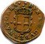 Italy 6 Denari Genoa Coinage 1671 SS KM# 142 DVX ET GVBERNATORES coin obverse