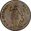 Italy 8 Lira Genoa Coinage 1796 KM# 249 NON SURREXIT MAJOR 1797 coin reverse