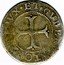 Italy Cavallotto Genoa Coinage 1670 ISS KM# 132 DVX.ET.GVBERNATORES coin reverse