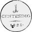 Italy Centesimo Lombardy Venetia 1822 A C# 1.1 1 CENTESIMO coin reverse