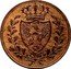 Italy Centesimo Vittorio Emanuele II 1826 KM# 1 coin reverse