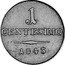 Italy 1 Centesimo Lombardy Venetia 1843 M C# 12.1 1 CENTESIMO 1843 coin reverse