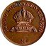 Italy Centesimo Franz Joseph I 1849 M C# 25 REGNO LOMBARDO VENETO M coin obverse