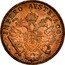 Italy Centesimo Franz Joseph I 1852 M C# 29.1 IMPERO AVSTRIACO coin obverse