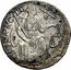 Italy Giustino Genoa Coinage 1669 KM# 126 BON VNC IIII... coin reverse