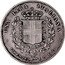 Italy Lira Vittorio Emanuele II 1860 GORI//FIRENZE KM# 9 UNA LIRA ITALIANA FIRENZE 1860 coin reverse
