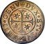 Italy Scudo Madonna and Child. Genoa 1670 ISS KM# 79 DVX ET GVB REIP GENV coin obverse