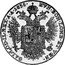 Italy Sovrano Francesco I 1835 M C# 11a.2 HVN BOH LOMB ET VEN GAL LOD IL REX A A 1835 coin reverse