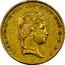 Italy Sovrano Ferdinando I 1837 V C# 21.3 FERD I D G AVSTR IMP RVNG BOH R H N V V coin obverse