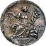 Italy 1/2 Carlino Carlo 1756 IA//MM-R KM# 164 M M R 1756 coin reverse