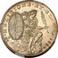 Italy 1/2 Ducato Carlo II 1684 AG/A KM# 108 RELIGIONE ET GLADIO 1684 coin reverse