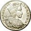 Italy 1/2 Ducato Carlo II 1689 AG/A-IM KM# 114 CAROLVS II D G REX HISP X AG A coin obverse