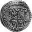 Italy 1/2 Ducatone Filippo III 1611 KM# 27 MEDIOLA DVX E C coin reverse