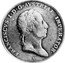 Italy 1/2 Scudo Francesco I 1826 V C# 7.3 FRANCISCVS I D G AVSTRIAE IMPERATOR V coin obverse