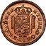 Italy 1/2 Soldo (Mezzo Soldo) Maria Theresa 1777 Varieties in letter size exist for 1777 KM# 184 M THER D G R I H B R A A D MED coin obverse