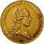 Italy 1/2 Sovrano Francesco II 1800 For similar coins with other mint marks refer to Austrian Netherlands KM# 248 FRANCISC II D G R IMP S A GE HIE HV BO REX coin obverse