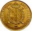 Italy 1/2 Sovrano Francesco II 1800 For similar coins with other mint marks refer to Austrian Netherlands KM# 248 ARCH AVST DVX BVRG LOTH BRAB COM FLAN 1800 coin reverse