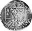 Italy 1/4 Filippo Carlo II 1666 KM# 74 MEDIOLANI DVX ET C coin reverse