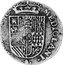 Italy 1/8 Filippo Carlo II 1666 KM# 72 MEDIOLANI DVX ET C coin reverse
