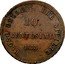 Italy 10 Centesimi Joachim Murat 1813 KM# 262 REGNO DELLE DUE SICILIE 10 CENTESIMI 1813 coin reverse