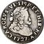 Italy 10 Soldo Carlo VI 1727 KM# 137 CAROLVS VI IMP ET HIS REX 1727 coin obverse