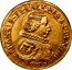 Italy 12 Scudo D'oro Francesco I d'Este. Modena 1633 FR# 773 FRANCISCVS I MV T REG E C DVX VIII 1633 coin obverse