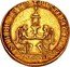 Italy 2 Doppie (4 Ducati) Ferdinando Gonzaga 1613 MDXCIII KM# 53 NIHIL ISTO TRISTE RECEPTIO coin reverse