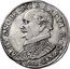 Italy 28 Bolognini Alessandro I 1618 KM# 67 ALEXANANDER MIRANDVLÆ DVX I 1618 coin obverse