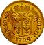 Italy Doppia Carlo VI. Milan 1724 Superior Pipito Sale 12-87 XF 1724 realized $19,525 KM# 129 MEDI DVX ET 1724 coin reverse