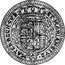 Italy Ducato Carlo II 1674 AH KM# 98 ET MARIAN EIVS MATER REGN(I) GVB coin reverse
