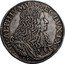 Italy Ducatone Alfonso IV d'Este 1659 DAV# 4040 ALPH IV MV RE E C DVX IX E T coin obverse