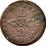 Italy Duetto Lucca Coinage 1754 KM# 40 LVCA RESBUBLICA LUCENSIS 1754 coin obverse