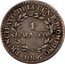 Italy 1 Franco Felix and Elisa 1806 KM# 23 PRINCIPATO DI LUCCA E PIOMBINO 1 FRANCO 1808 coin reverse