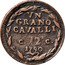 Italy Grano Ferdinando IV 1790 P//CC KM# 205 VN GRANO CAVALLI C 12 C 1789 coin reverse