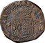 Italy Grano (Filippo IV) KM# 78 SICILIAE ET H(IERVSALEM) 4 6 coin reverse
