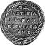Italy Grosso ND KM# 90 Mantua/ Duchy Standard Coinage IVSTITIA ET PAX OSCVLATÆ SVNT coin obverse