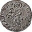 Italy Lira Carlo I 1633 KM# 149 SANCTA LVCIA 16 33 coin reverse
