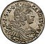 Italy Lira (20 Soldi) Carlo VI 1734 KM# 246 CAROLVS VI R I S A G H S 20 coin obverse
