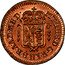 Italy Quattrino Maria Theresa 1777 KM# 182 M THER D G R I H B R A A D MED coin obverse