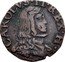 Italy Quattrino Carlo II ND KM# 67 CAROLVS II REX H coin obverse