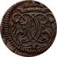 Italy Sesino Ferdinando Carlo Gonzaga 1706 KM# 219 FC coin obverse